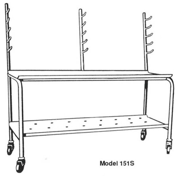 Safgard-Parts-Table-Rack-Model-151S